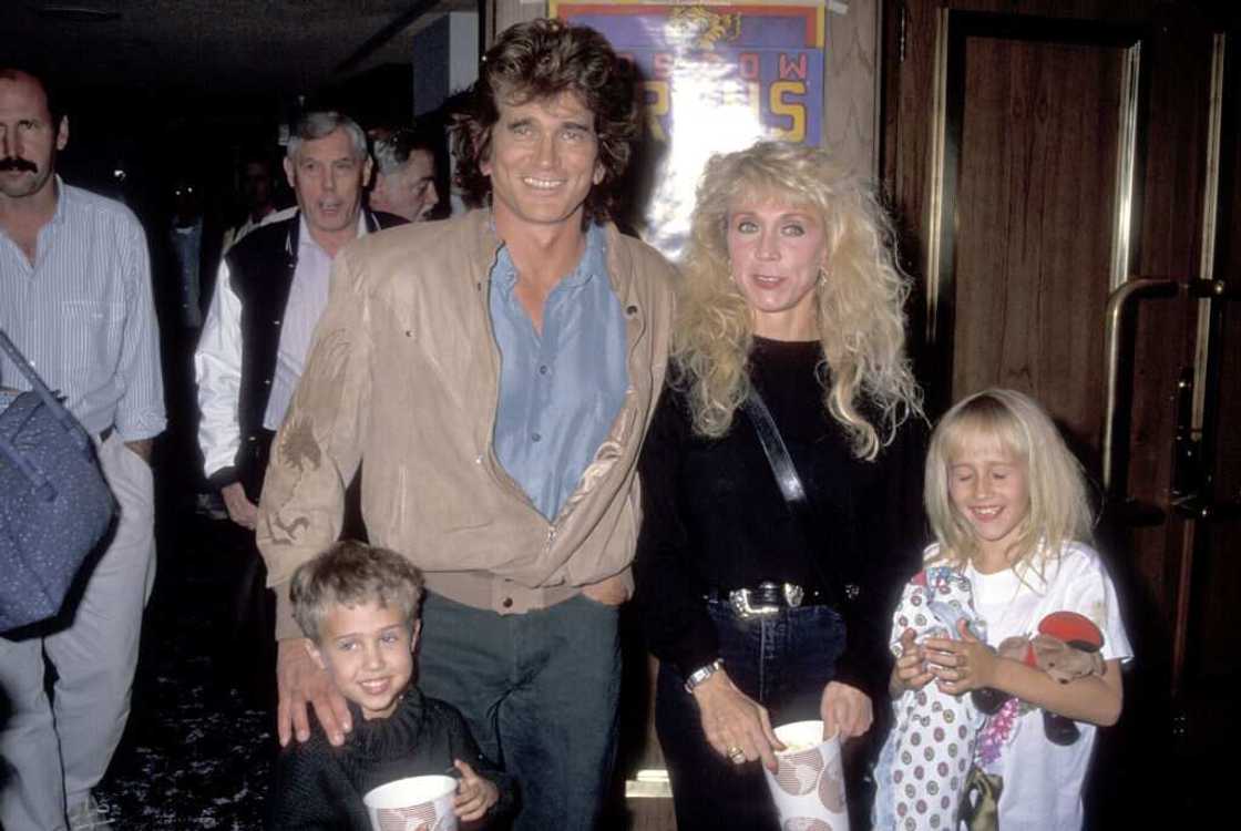 Michael Landon's children and wife at the 1991 at the Moscow Circus Opening Night Performance Michael Landon's children and wife at the 1991 at the Moscow Circus Opening Night Performance