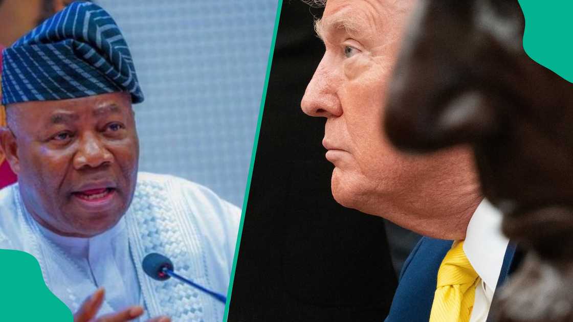 Akpabio asks Tinubu's new minister to ignore any question on Trump