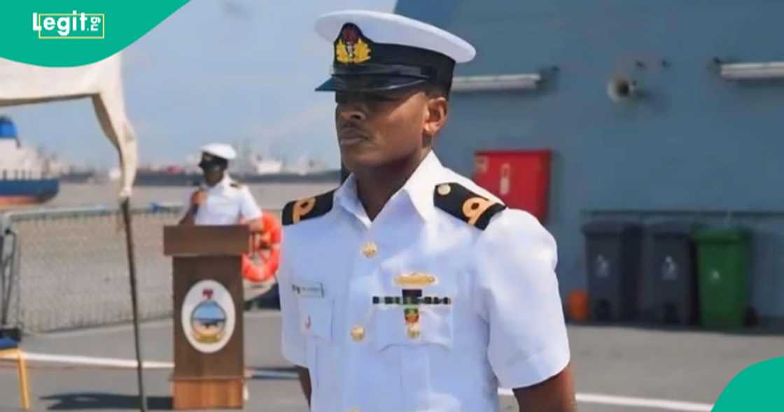 Nigerian man shares why the viral Navy officer who had a face-off with Wike 'messed up'.