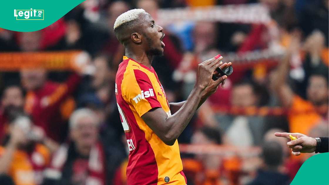 Victor Osimhen, Galatasaray, Fenerbahce, Istanbul, Turkiye. Victor Osimhen, Galatasaray, Fenerbahce, Istanbul, Turkiye.