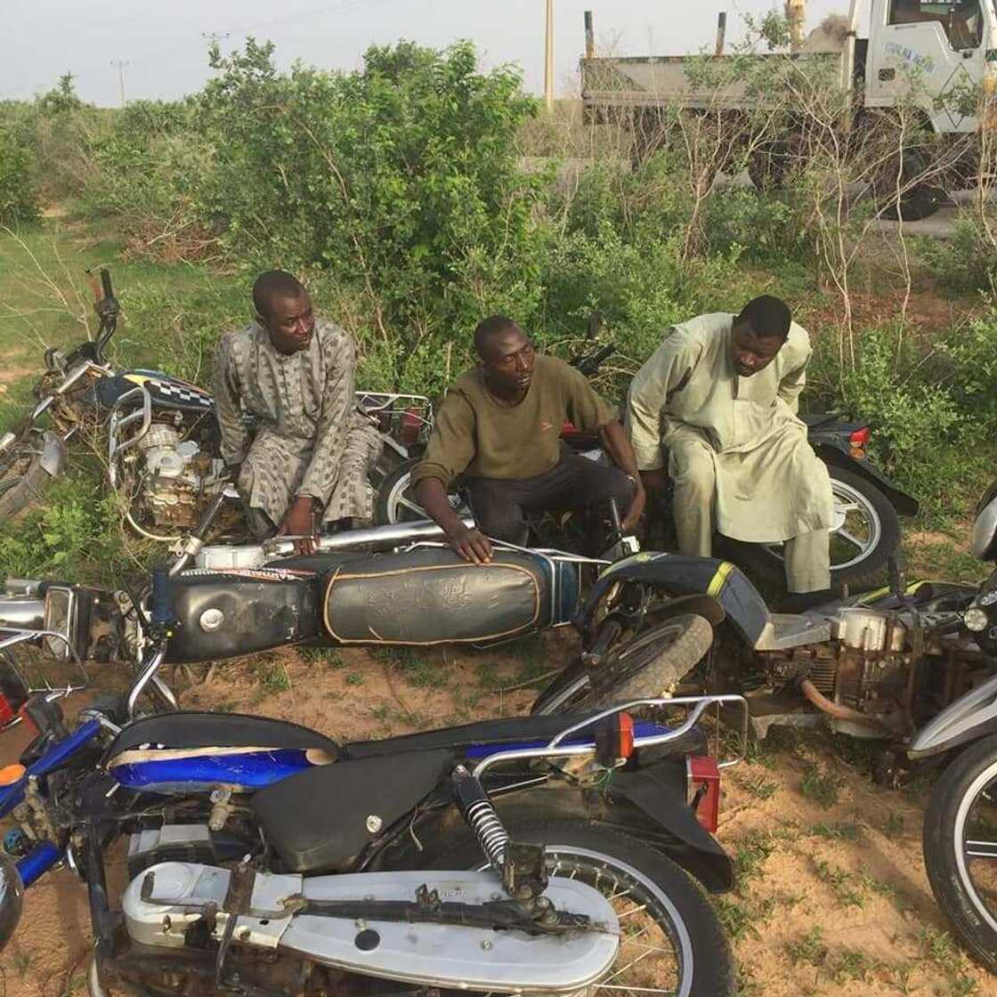 Sojoji sun kama 'yan bindiga 25, sun kwato makamai masu yawa Sojoji sun kama 'yan bindiga 25, sun kwato makamai masu yawa