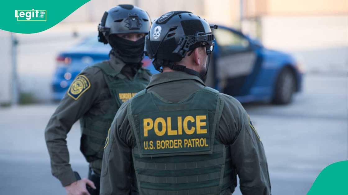 Woman deported from America by ICE.