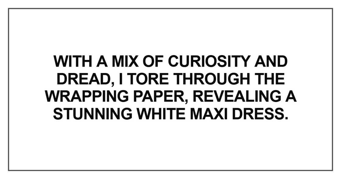 With a mix of curiosity and dread, I tore through the With a mix of curiosity and dread, I tore through the