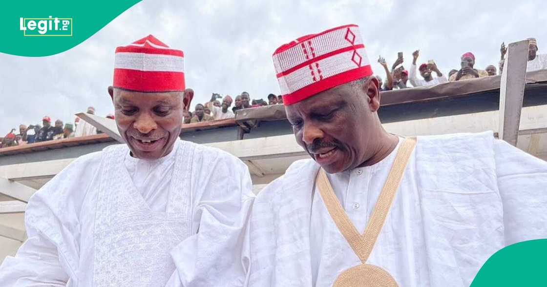 Gwamna Abba da Kwankwaso.