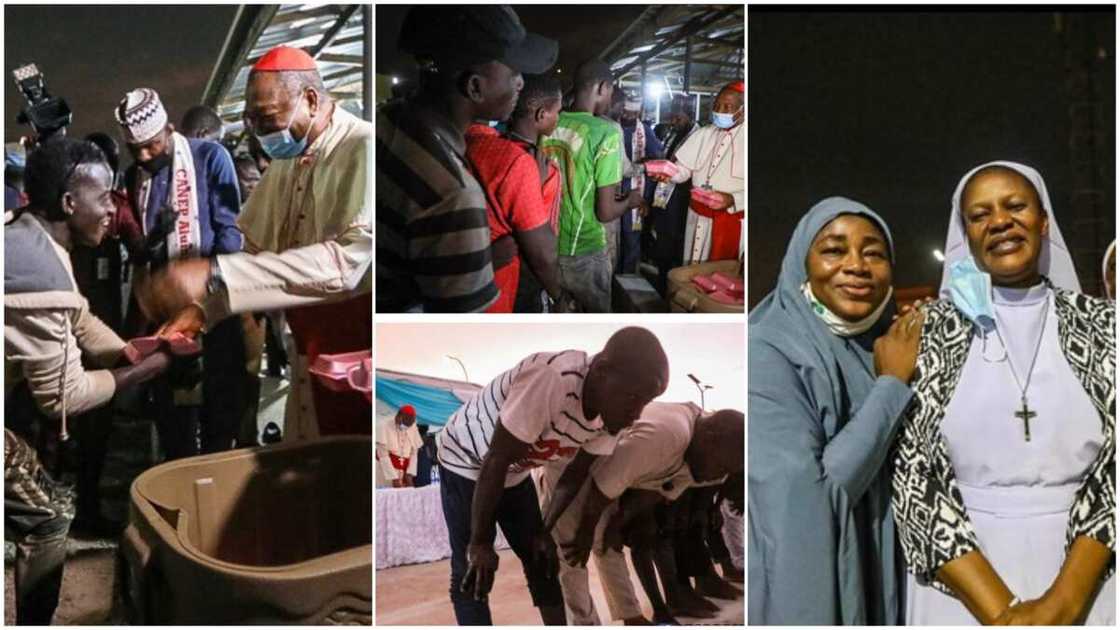 Ramandan: Catholic Priest Donates Food to Muslims to Break Fast, Shows Love, Prays with them Ramandan: Catholic Priest Donates Food to Muslims to Break Fast, Shows Love, Prays with them