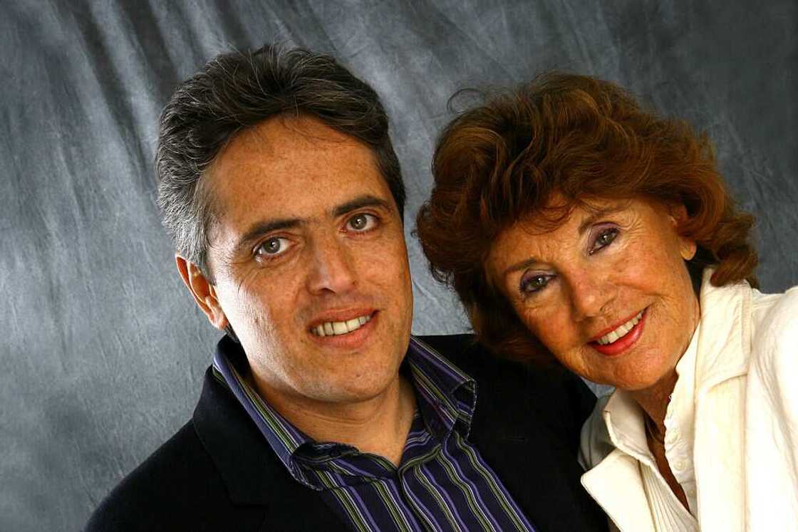 Laurent distel et sa mère Laurent distel et sa mère