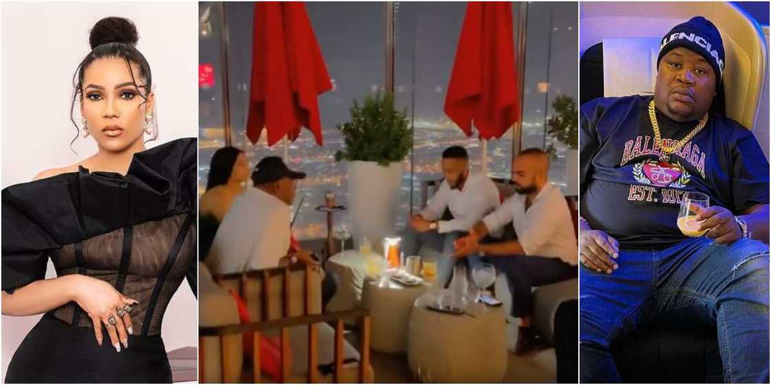 BBNaija Maria and her manager Paulo BBNaija Maria and her manager Paulo