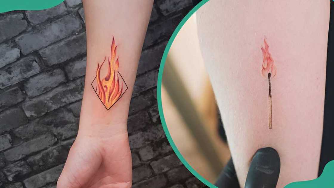 Fire tattoos