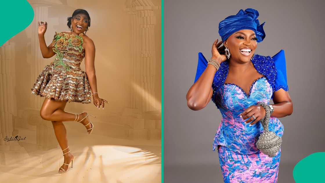 Funke Akindele's style check at Everybody Loves Jeinfa