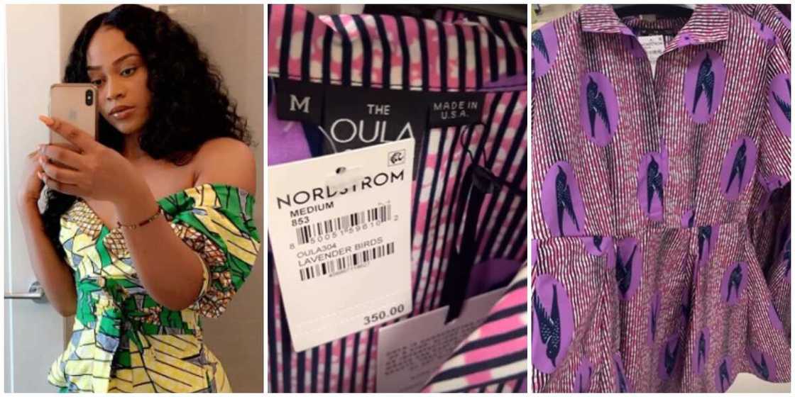 Davido's baby mama, ankara dress