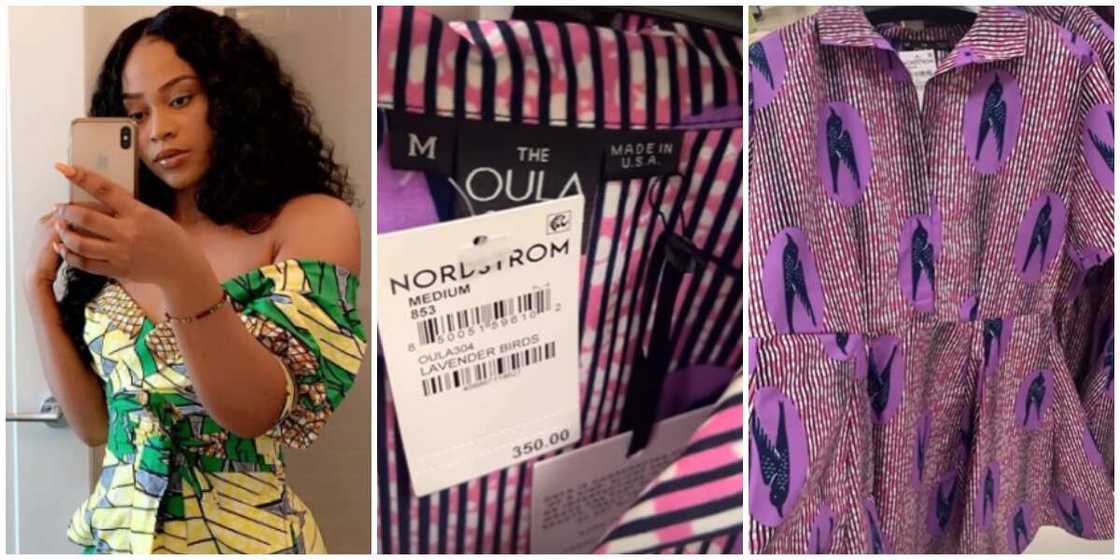 Davido's baby mama, ankara dress Davido's baby mama, ankara dress