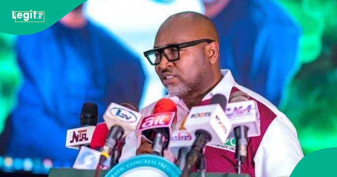 Dan takarar ADC, Dumebi Kachikwu. Dan takarar ADC, Dumebi Kachikwu.