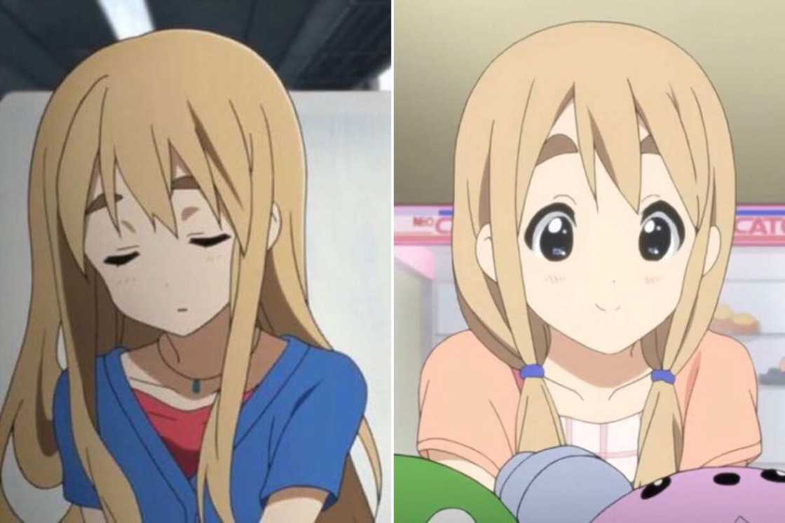 female blonde anime characters