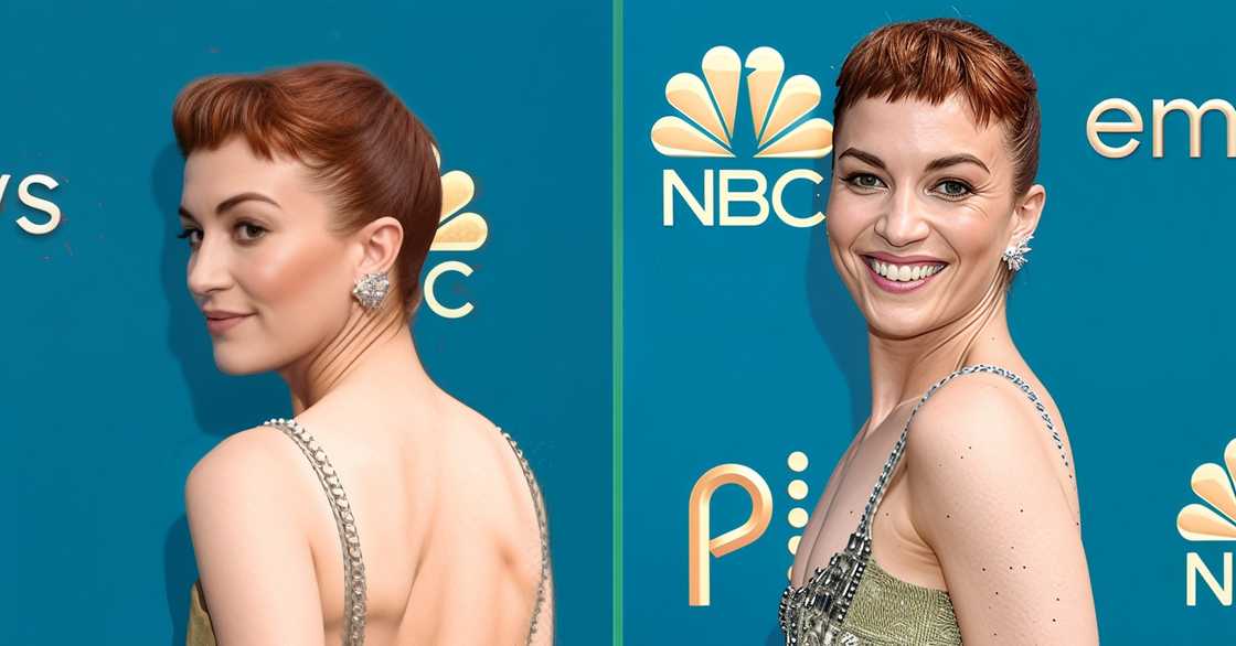 Britt Lower arrives for the 74th Emmy Awards at the Microsoft Theatre Britt Lower arrives for the 74th Emmy Awards at the Microsoft Theatre