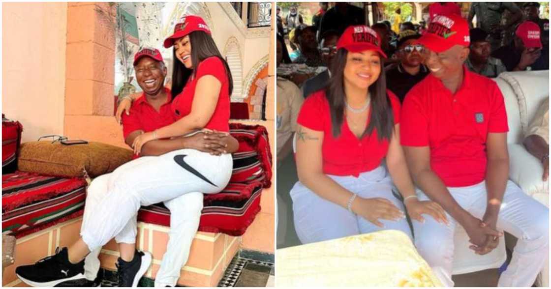 Nigerian actress Regina Daniels and her billionaire husband Ned Nwoko Nigerian actress Regina Daniels and her billionaire husband Ned Nwoko