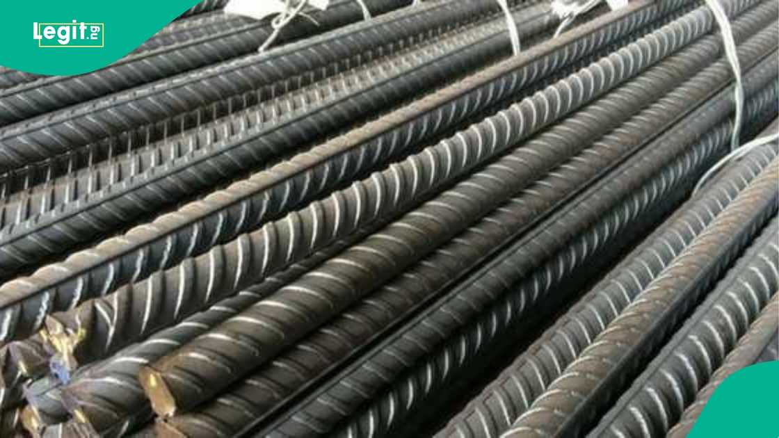 thieves steals iron rod of a site manager/construction man in Nigeria