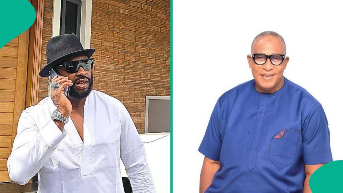 Femi Adebayo Hilariously Recounts How He Slapped Dad Oga Bello in Movie ...