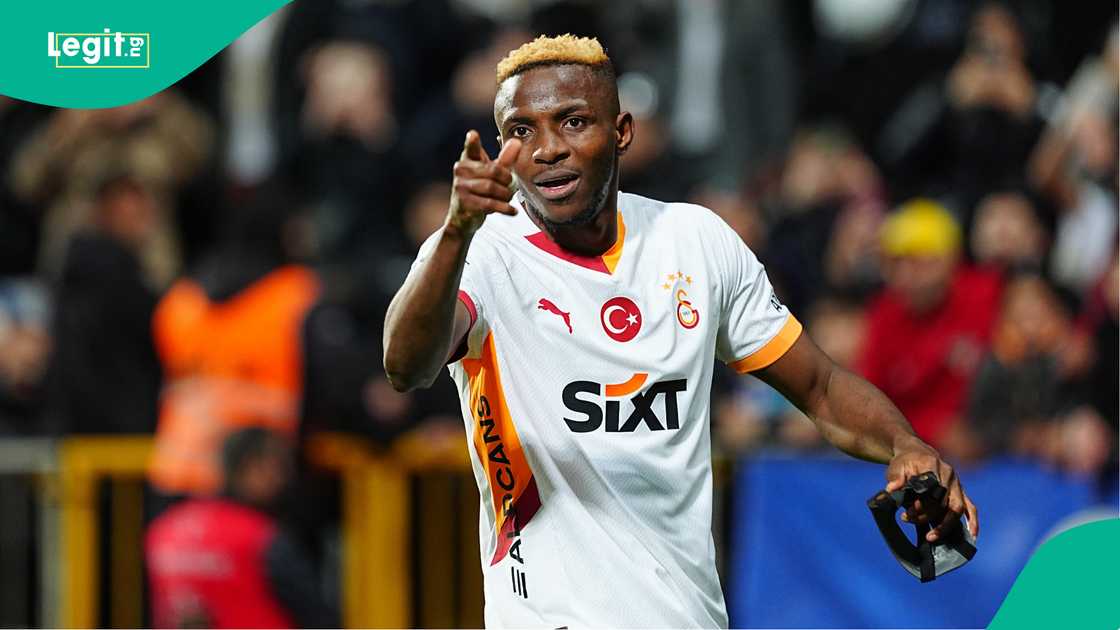 Victor Osimhen, Galatasaray, Eyupspor, Recep Tayyip Erdogan Stadium, Istanbul, Turkiye, Super Lig. Victor Osimhen, Galatasaray, Eyupspor, Recep Tayyip Erdogan Stadium, Istanbul, Turkiye, Super Lig.