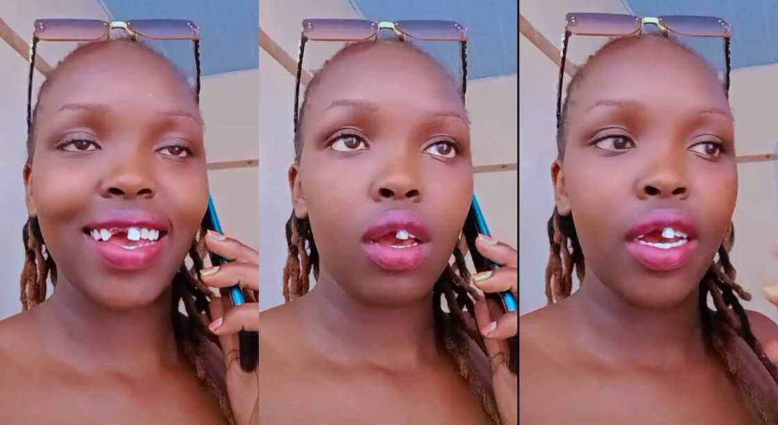 Photos of a beautiful lady with some missing teeth. Photos of a beautiful lady with some missing teeth.
