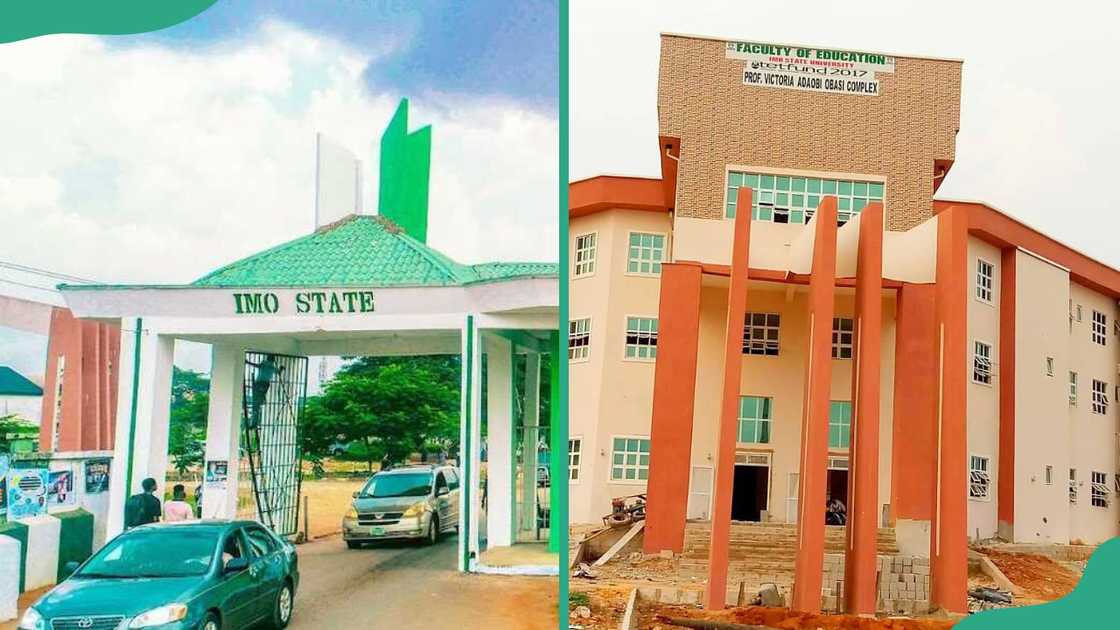IMSU entrance gate. IMSU Faculty of Education is under construction IMSU entrance gate. IMSU Faculty of Education is under construction