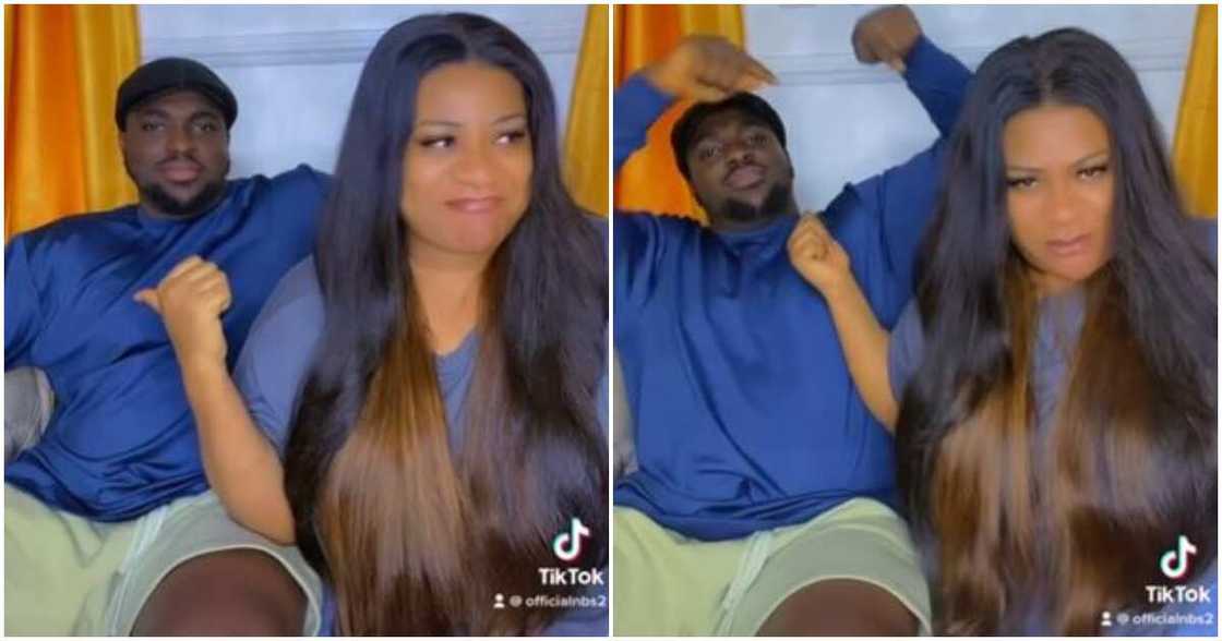 Actress Nkechi Blessing and her man Actress Nkechi Blessing and her man