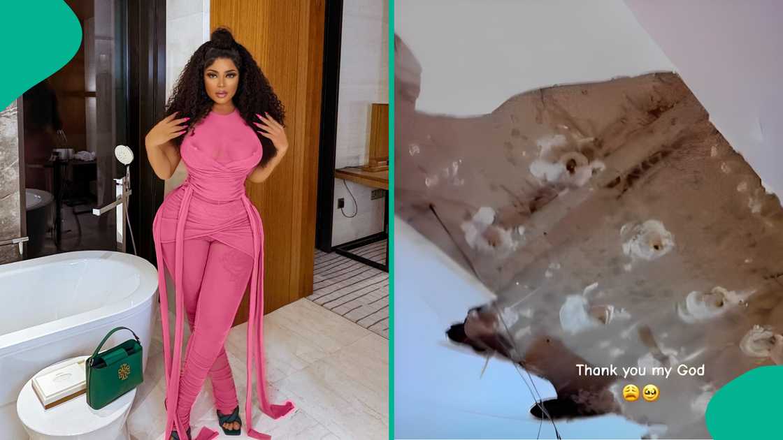 BBNaija Chichi appreciates God after POP falls in her bedroom BBNaija Chichi appreciates God after POP falls in her bedroom