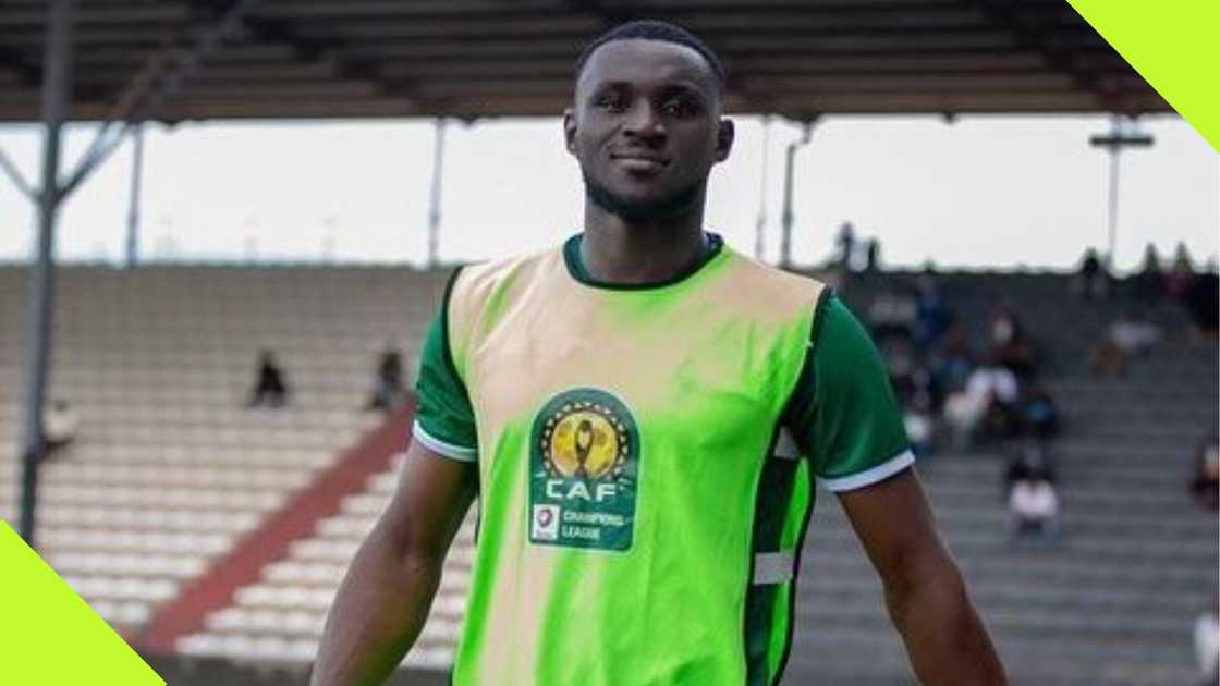 TP Mazembe, Suleman Shaibu, Stade TP Mazembe, DR Congo. TP Mazembe, Suleman Shaibu, Stade TP Mazembe, DR Congo.