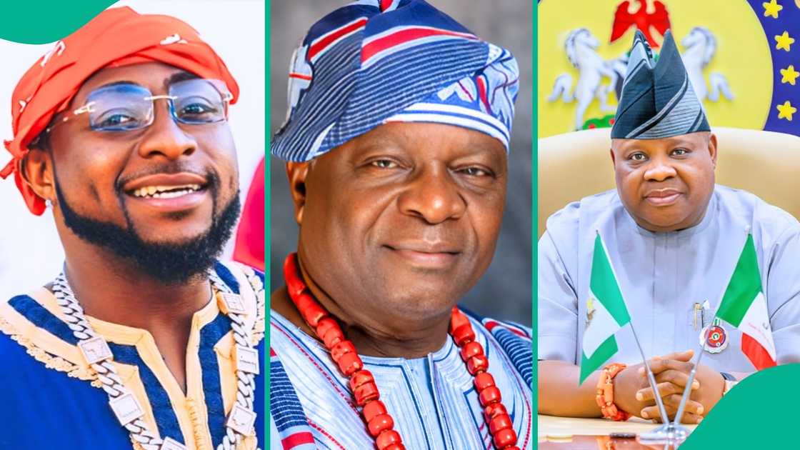 Davido reacts after Adeleke’s Accord Party defeats APC at former Governor Olagunsoye Oyinlola’s polling unit in Okuku Davido reacts after Adeleke’s Accord Party defeats APC at former Governor Olagunsoye Oyinlola’s polling unit in Okuku