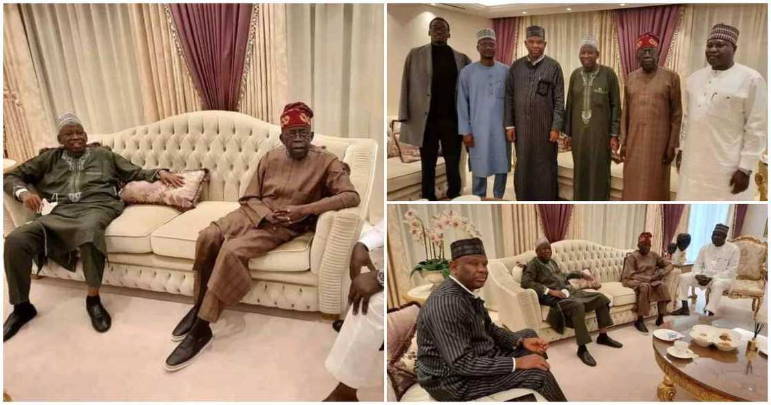 Ganduje visits Tinubu Ganduje visits Tinubu
