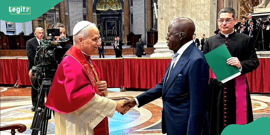 Pope and Tinubu Pope and Tinubu