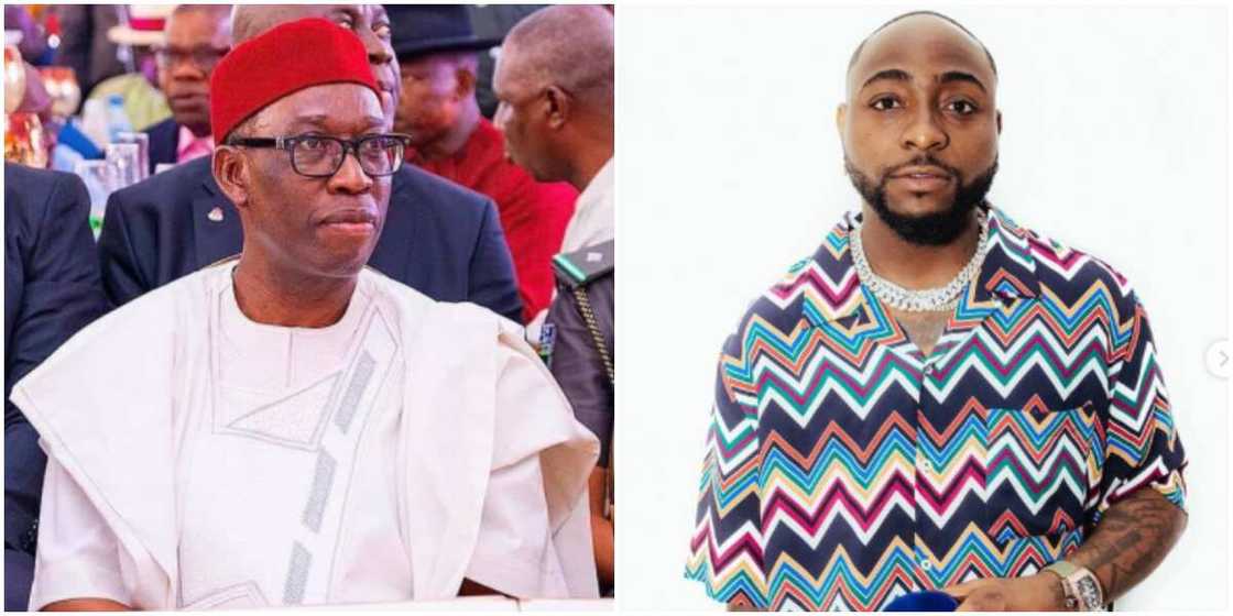 Davido, Governor Okowa Davido, Governor Okowa