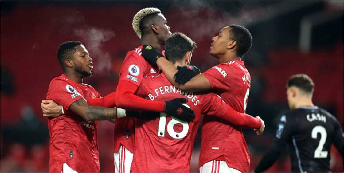 Man United vs Aston Villa: Martial, Fernandes score as Red Devils win 2-1