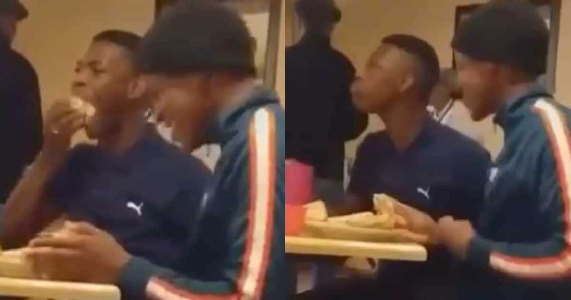 Social Media Users Can't Deal as Man Swallows Giant Pieces of Bread Social Media Users Can't Deal as Man Swallows Giant Pieces of Bread