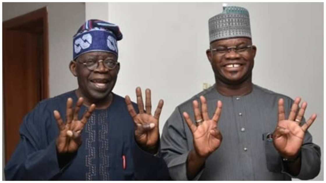 APC Presidential Aspirant, Yahaya Bello, Bola Ahmed Tinubu, 2023 general election