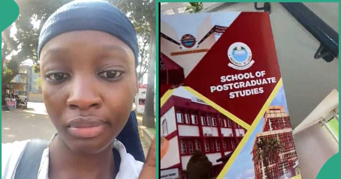 Lady who gained admission into UNILAG. Lady who gained admission into UNILAG.