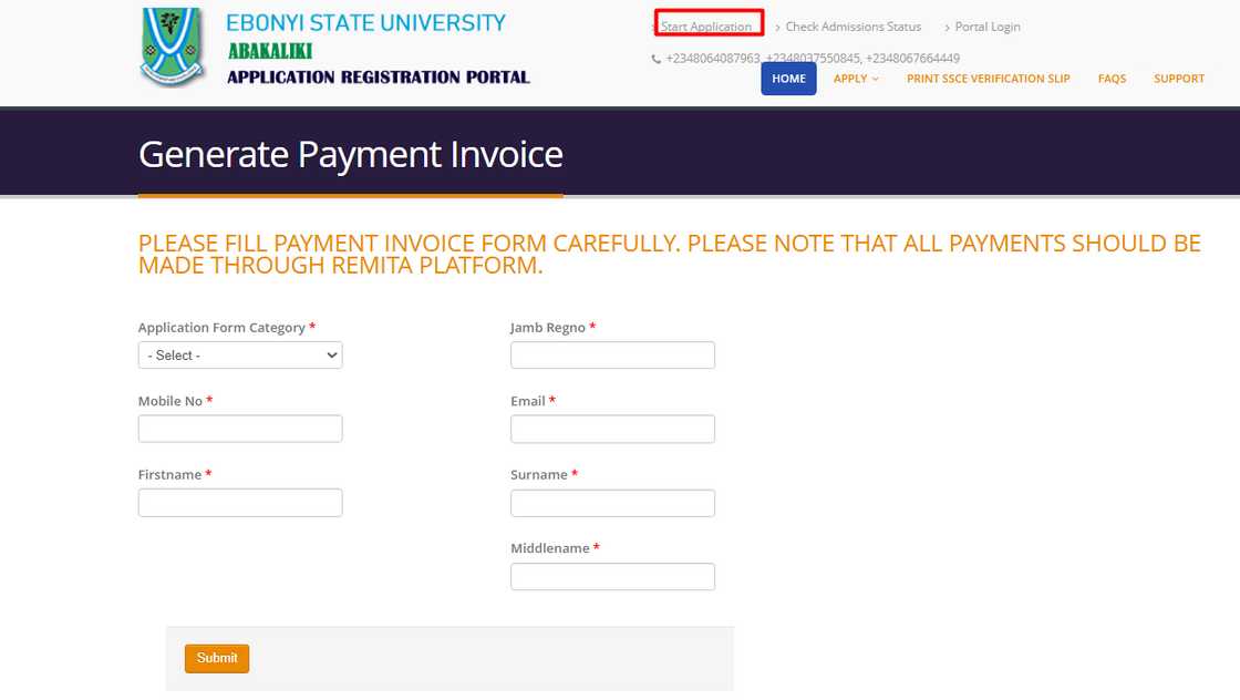 EBSU admission procedure EBSU admission procedure