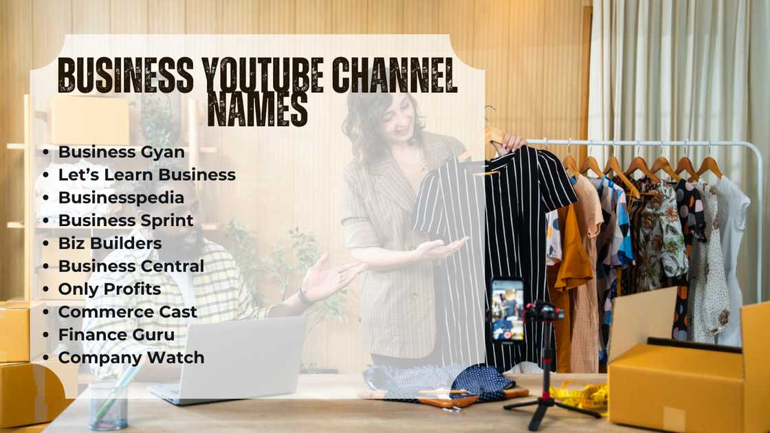 Two entrepreneurs demonstrate selling clothing online, showcasing a dress in front of a camera for video marketing