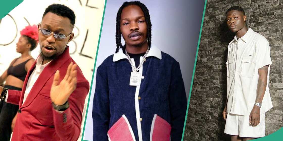 Photos of Neo Phlames, Naira Marley and Mohbad