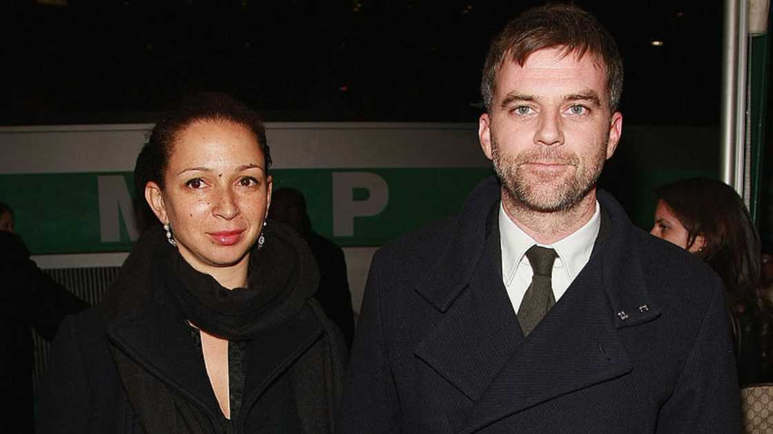 Maya Rudolph and Paul Thomas Anderson in New York City.
