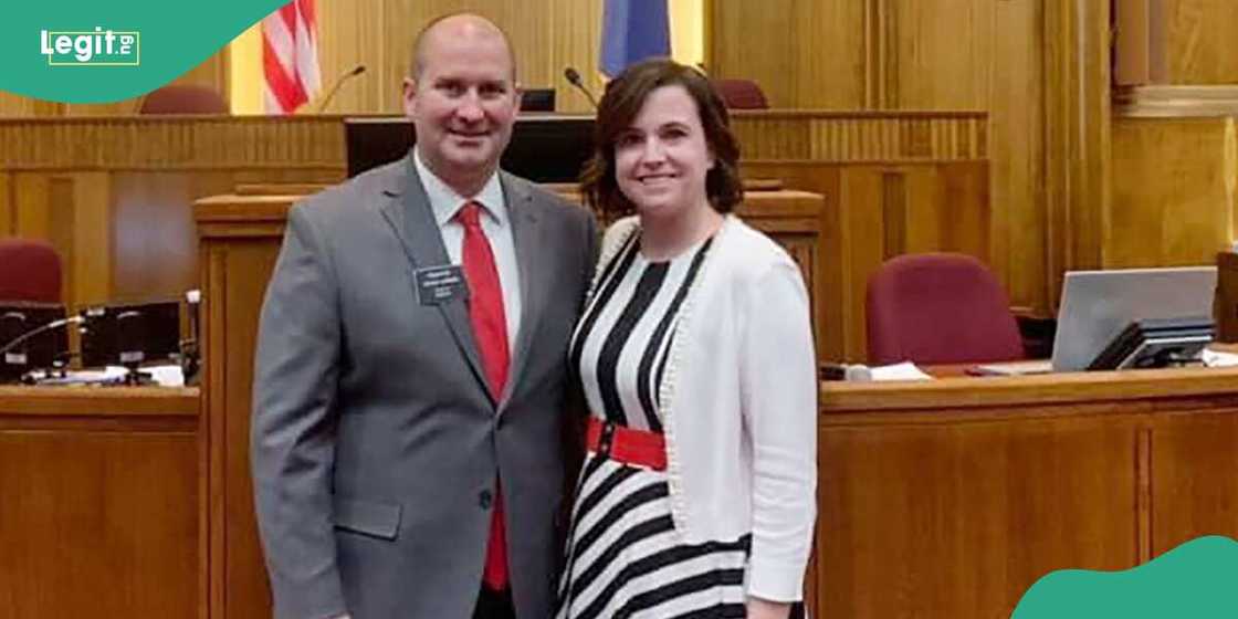 US Senator Doug Larsen and his wife