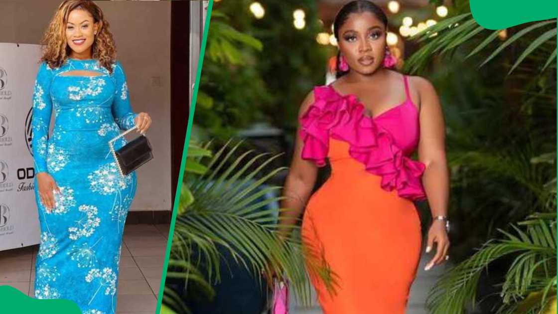 Women wearing bodycon gowns Women wearing bodycon gowns