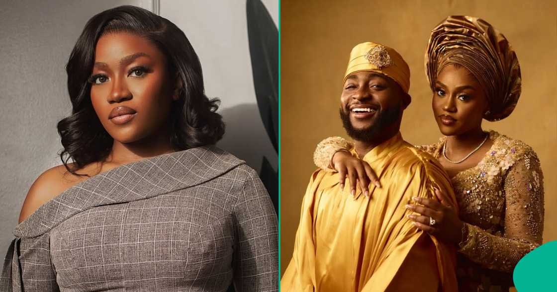 Chioma Adeleke's sister, Jennifer, speaks about Davido's late son in a recent clip. Chioma Adeleke's sister, Jennifer, speaks about Davido's late son in a recent clip.
