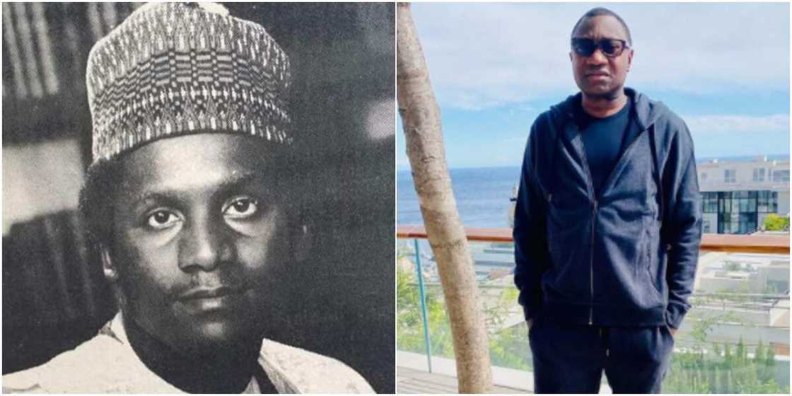 Femi Otedola Celebrates Birthday of Billionaire friend Aliko Dangote with Throwback Photo, Many React