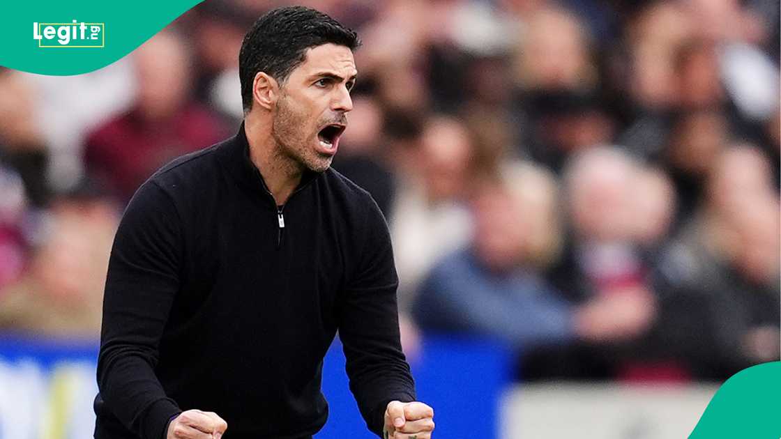 Mikel Arteta, Arsenal, West Ham, London, Premier League. Mikel Arteta, Arsenal, West Ham, London, Premier League.