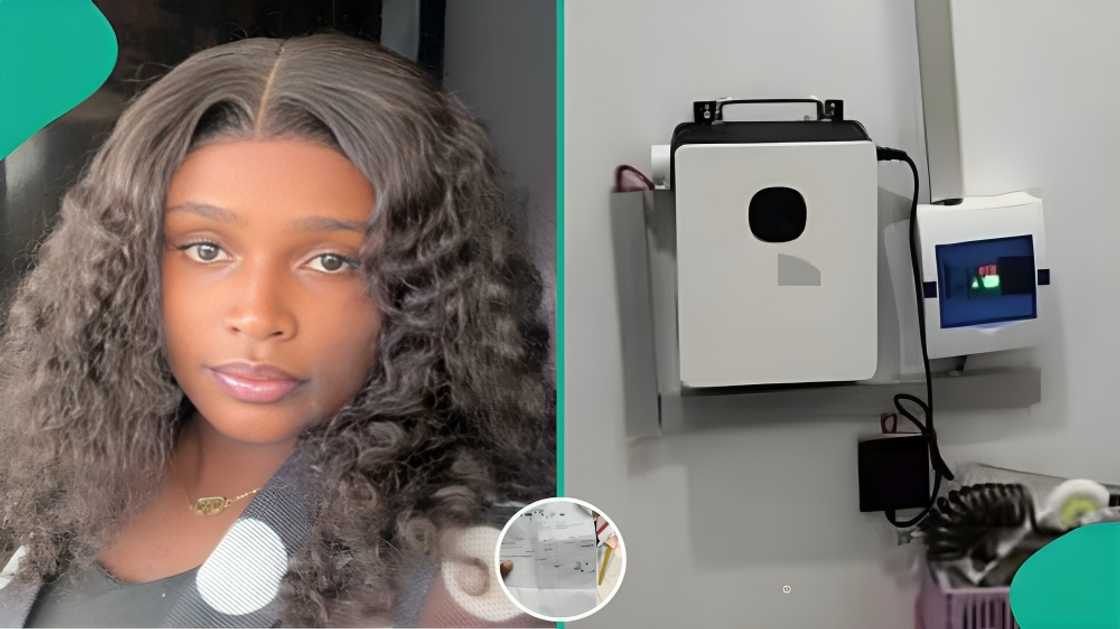 Nigerian lady shows solar system giving her 24-hour light, shares amount spent