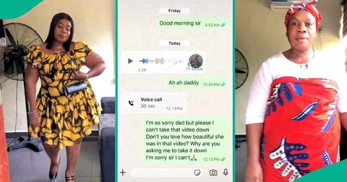 Man asks daughter to delete video of his wife after she went viral on TikTok. Man asks daughter to delete video of his wife after she went viral on TikTok.
