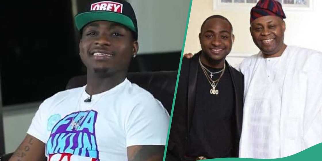 An old clip of Davido speaking about his tattoos trend An old clip of Davido speaking about his tattoos trend