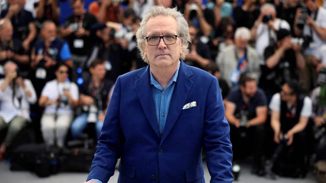 Martin Donovan poses during the Apprentice's photocall at the 2024 Cannes Film Festival in Cannes, southern France Martin Donovan poses during the Apprentice's photocall at the 2024 Cannes Film Festival in Cannes, southern France