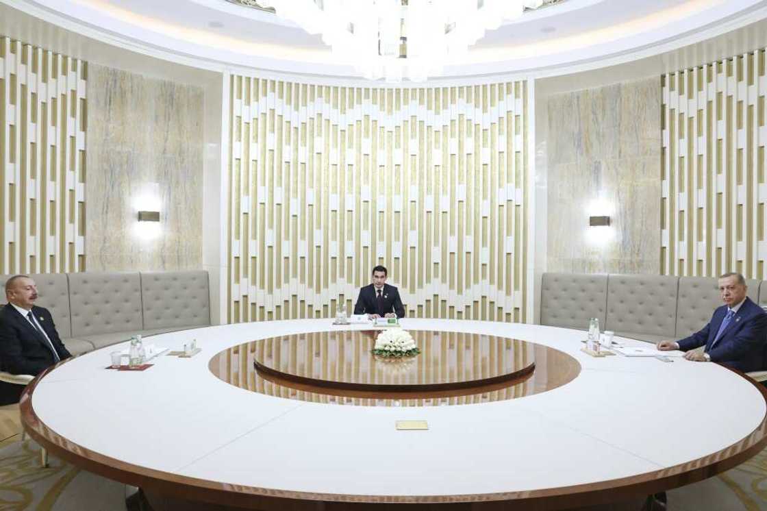The leaders of Turkey, Azerbaijan and Turkmenistan want to create a new natural gas link to Europe The leaders of Turkey, Azerbaijan and Turkmenistan want to create a new natural gas link to Europe