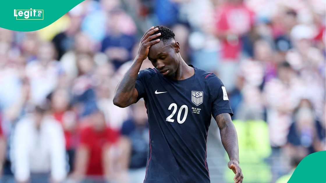 Folarin Balogun, FIFA, World Cup, USA, Belgium, Seattle Stadium, Washington. Folarin Balogun, FIFA, World Cup, USA, Belgium, Seattle Stadium, Washington.